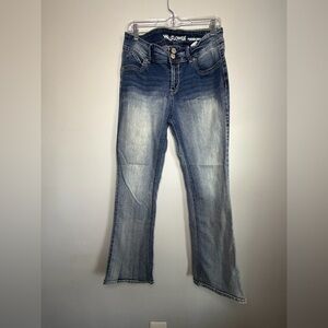 Wallflower Classic Blue Wide Leg Jeans